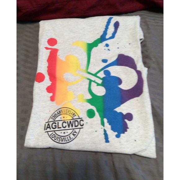 XL Collectible LGBT Souvenir Tee: 25th Anniversary IAGLCWDC Country Dance Event - Picture 4 of 6